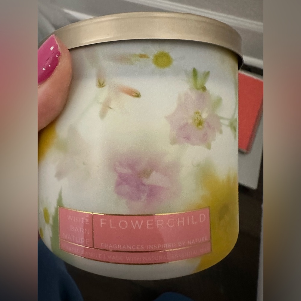New flower child 3wick bath and body candle